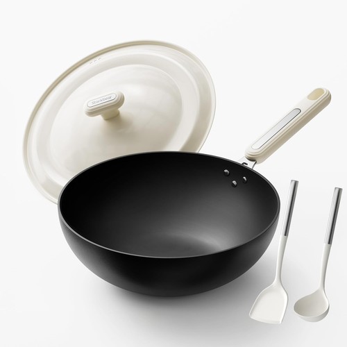 Carbon steel wok pan - carbon,