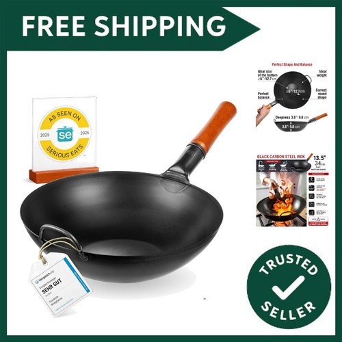 Carbon steel woks - and, fry